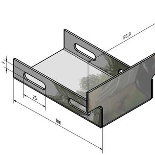 Versandmetall Accessoires pour les systèmes de drainage en aluminium pour le drainage de surface des surfaces