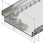 Versandmetall Afvoergoot van roestvrij staal, zonder roest, inlaatbreedte 90, 120, 140, 190 mm Lineaire afwatering van oppervlakken
