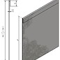 Versandmetall Sparsets Stabile Rasenkanten Kiesleiste aus 1,0 mm starkem Edelstahl (1.4301)  Sparset, 6m, 12m, 24m, 36m, 48, 60m, Höhen bis 250mm