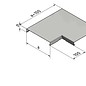 Versandmetall 90° Eckverbinder für Mauerabdeckung Attikaabdeckung von Versandmetall Materialstärke 1,0 mm