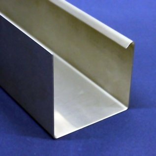 Versandmetall Gouttière P1 - connecteur angle interieur 135° - acier inox brossé  exteriéur en grain320,