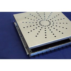 Versandmetall Afvoer geul montuur Onderbouw gemaakt van aluminum met Inlaatrooster gemaakt van roestvrij staal