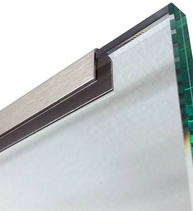 Glas Einfassprofil U-Profil Edelstahl für Brüstungsglas von 8mm