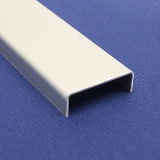 Versandmetall Profil en U, en aluminium, pliée, largeur c= jusqu'à 30mm et longueur 1000mm