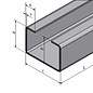 Versandmetall -Set C- Profile axcxb 44x64x44mm t=2,0mm Längen 7x2000mm; 6x2500mm; - Aussen geschlifffen/gebürstet K320 als Kombination zusammengeheftet nach Skizze