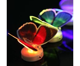 Kleuren LED Lamp Vlindervorm