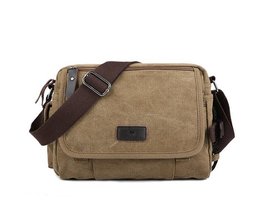 Canvas Schoudertas Unisex