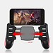 F1 Gamepad Zwart + Rood Game controller Telefoon Analoge Joystick Grip voor Alle Android & iOS SmartPhone Spelen PUBG-zoals, FPS Games