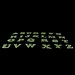 26 Engelse Glow In The Dark Letter Stickers