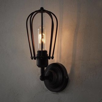 Vintage Muurlamp voor Filament Lampen