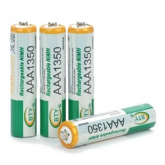 AAA Oplaadbare Batterijen (4 stuks)