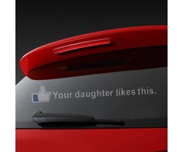 Autosticker Your Daughter Likes This
