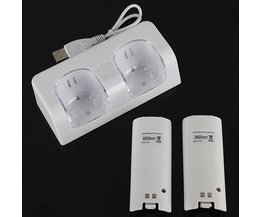 Chargeur Pour Batteries Rechargeables Wii Controller Inc.