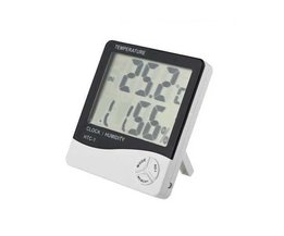Thermomètre Numérique / Hygromètre Avec Horloge