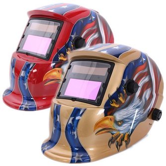Helm Mit Speed ​​Glas Und Eagle-Entwurf
