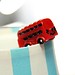 Red Bus Mini Micro Landschaft Dekoration