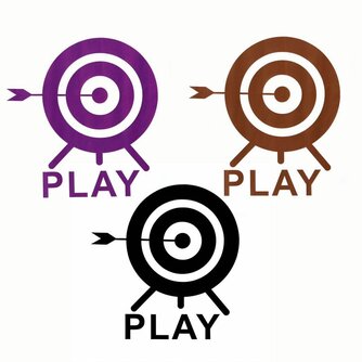 Aufkleber Mit Zielmuster