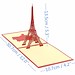 Eiffelturm Pop Up Map 3D Mit Handgemachten