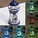 LED-Kerze-Licht-Halter Mit Leuchtturm-Entwurf