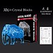Kristallpuzzlespiel 3D Elephant 41Stukjes