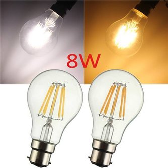 Vintage B22 A60 LED-Lampe 8W