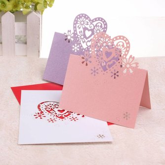 Tischkarten Hochzeit (10 Stück)