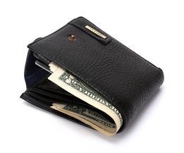 Geldbörse Aus Leder In Schwarz Oder Braun