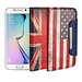 Cover Mit Der Amerikanischen Flagge Und Britische Flagge Für Das Samsung Galaxy S6 Rand