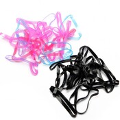 Haar-Gummiband Schwarz Oder Farbig