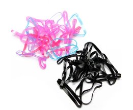Haar-Gummiband Schwarz Oder Farbig