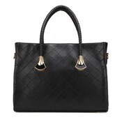 Damen-Handtasche Mit Plaid-Muster