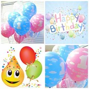 Luftballons 1 Jahr (20 Stück)