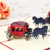 Pop-Up-Karten Mit Wagenentwurf