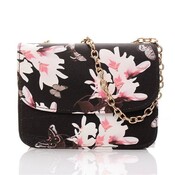 Tasche Mit Kettenriemen Und Blumendruck-Damen Tasche Mit Kettenriemen Und Blumendruck-Damen