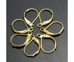 Silber Ohrhaken 50Pcs Silber Ohrhaken 50Pcs