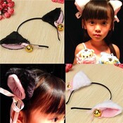 Stirnband Mit Katze Ohren In Zwei Farben