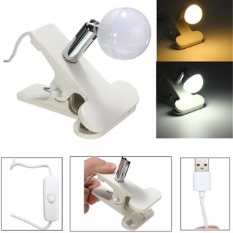 2W USB-LED-Lampe Mit Clip