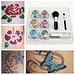 Glitter Tattoo Template-Paket