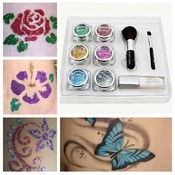 Glitter Tattoo Template-Paket