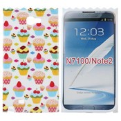 Samsung Note 2 Cover Fall Mit 3D-Cupcakes