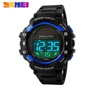 Schwarz Sport-Uhr-Mann