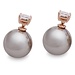 Perlen-Ohrringe Mit Zircon Diamantje