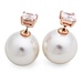 Perlen-Ohrringe Mit Zircon Diamantje