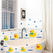 Aufkleber Badezimmer Mit Enten-Entwurf Aufkleber Badezimmer Mit Enten-Entwurf