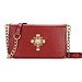 Damen Handtasche Mit Goldkruzifix Und Gurt