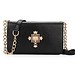 Damen Handtasche Mit Goldkruzifix Und Gurt