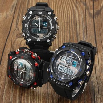 Sport-Uhr-Digital-Analog Man