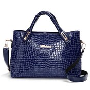 Luxus-Handtasche Mit Krokodildruck Luxus-Handtasche Mit Krokodildruck