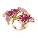 Ring Mit Blumen-Design