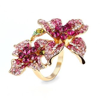 Ring Mit Blumen-Design